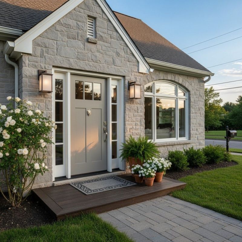 Exterior Door Staining