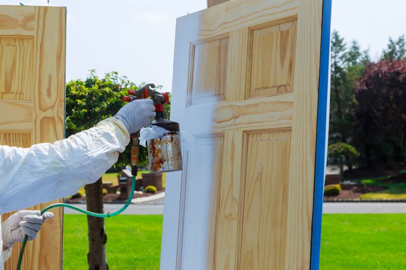 Exterior Door Staining
