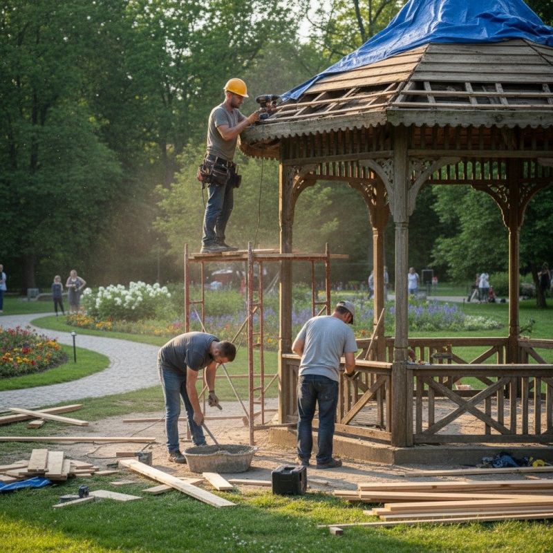 Gazebo Staining