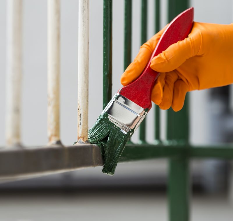 Metal Railing Painting