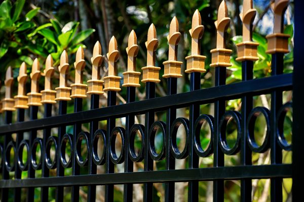 Aluminum Fence Repainting